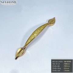 Tay nắm tủ tân cổ điển vintage màu vàng gold SH9368