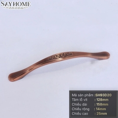 Tay nắm tủ tân cổ điển Vintage màu đồng SH93D20 tại thành phố Hồ Chí Minh