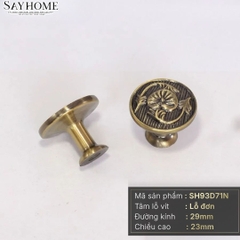 Núm tủ tân cổ điển vintage màu đồng SH93D71N tại thành phố Hồ Chí Minh