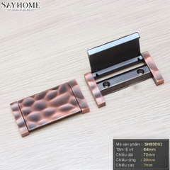 Tay nắm tủ tân cổ điển vintage màu đồng SH93D92 tại thành phố Hồ Chí Minh