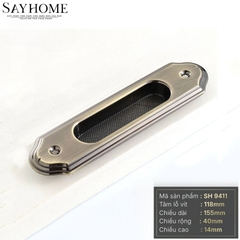 Tay nắm âm tủ hiện đại cao cấp màu đồng SH9411