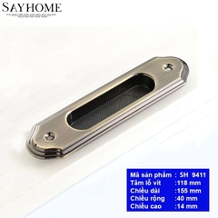 Tay nắm âm tủ cao cấp màu đồng SH9411