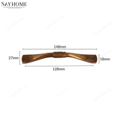 Tay nắm tủ tân cổ điển màu đồng SH9913 tại thành phố Hồ Chí Minh