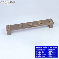 Tay nắm tủ tân cổ điển màu đồng SH8933