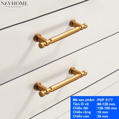 Tay nắm tủ tân cổ điển PDP3177