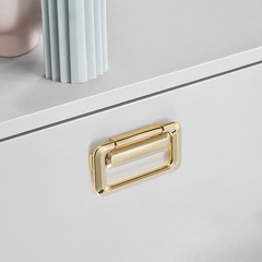 Tay nắm tủ hiện đại vàng bóng PDP9641