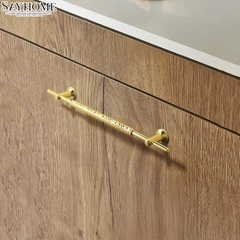 Tay nắm đũa tân cổ điển vintage màu vàng gold 18k SH1123