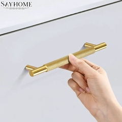 Tay nắm tủ tân cổ điển Vintage màu vàng gold SH2383