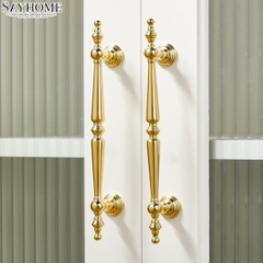 Tay nắm đũa tân cổ điển vintage màu vàng gold 18k SH3088