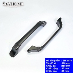 Tay nắm tủ tân cổ điển vintage màu đen mờ SH5516