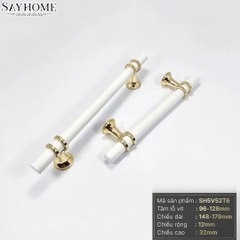 Tay nắm đũa hiện đại màu trắng vàng SH5V52T6 tại Tân Bình