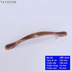 Tay nắm tủ tân cổ điển Vintage màu đồng SH9320