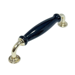 Tay nắm tủ tân cổ điển Vintage màu đen vàng SH2215