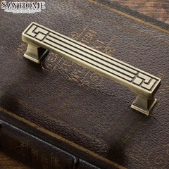 Tay nắm tủ tân cổ điển Vintage màu đồng SH8299