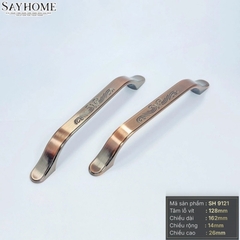 Tay nắm tủ tân cổ điển Vintage màu đồng SH9121