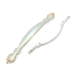 Tay nắm tủ tân cổ điển Vintage màu trắng ngọc SH9393