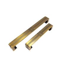 Tay nắm tủ tân cổ điển Vintage màu vàng đồng SH8870