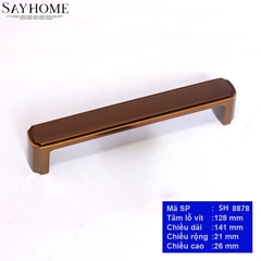 Tay nắm tủ tân cổ điển vintage màu vàng đồng SH8878
