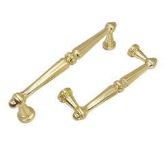 Tay nắm tủ tân cổ điển vintage màu vàng gold SH3113