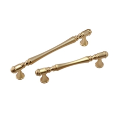 Tay nắm tủ tân cổ điển Vintage màu vàng mờ SH1846