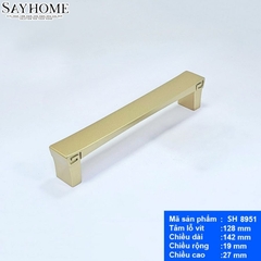 Tay nắm tủ tân cổ điển vintage màu vàng mờ SH8951