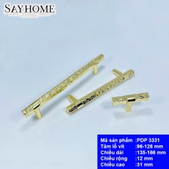 Tay nắm tủ hiện đại hợp kim kẽm lục giác PDP3331
