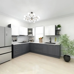 Tủ bếp chữ L TB033