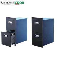 Thùng gạo GROB RB2-300B/300W mặt gương 2 ngăn - Hàng chính hãng GROB