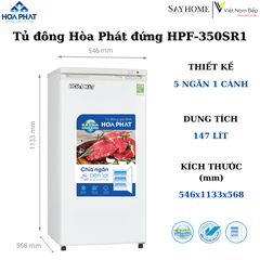 Tủ đông Hòa Phát đứng HUF 350SR1 tại thành phố Hồ Chí Minh