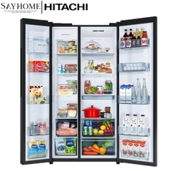 Tủ lạnh 2 cánh màu đen Hitachi HRSN9713ESAGBKVN 653 Lít tại thành phố Hồ Chí Minh