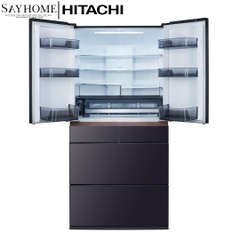 Tủ lạnh 6 cánh màu xám khói Hitachi R-GW670TV (XM) 670 Lít tại thành phố Hồ Chí Minh