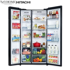 Tủ lạnh 2 cánh màu trắng Hitachi HRSN9713ESMGWVN 656 Lít - Hàng chính hãng