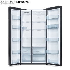 Tủ lạnh 2 cánh màu trắng Hitachi HRSN9713ESMGWVN 656 Lít - Hàng chính hãng