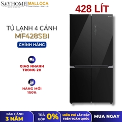 Tủ lạnh MALLOCA MF428SBI Kitchen-Fit 4 cánh, dung tích 428L - Hàng chính hãng