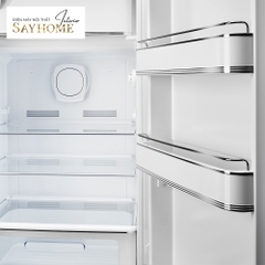 Tủ lạnh SMEG FAB28RRD6 270 lít màu đỏ — khoang tủ mở cửa