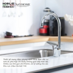 Vòi rửa chén NOBILI BLUES NB188 cần cứng tại Thành phố Hồ Chí Minh