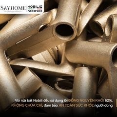 Vòi rửa chén NOBILI MANIA NB214 cần cứng  - Hàng chính hãng