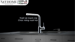 Vòi rửa chén NOBILI MANIA NB215T dây rút 1 chế độ - Hàng chính hãng