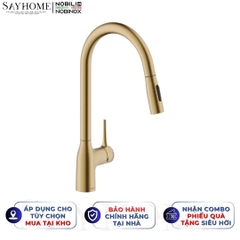 Vòi rửa chén NOBILI MANIA NB307A dây rút 2 chế độ - Hàng chính hãng