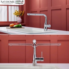 Vòi rửa chén inox NOBINOX JAPA NX996 dây rút tại Thành phố Hồ Chí Minh