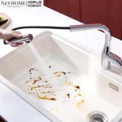 Vòi rửa chén inox NOBINOX JAPA NX996 dây rút tại Thành phố Hồ Chí Minh