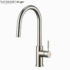 Vòi rửa bát Kluger KLF0031SC/KLF0031S dây rút, nóng lạnh - Chính hãng