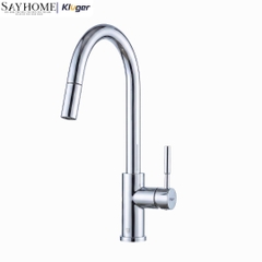 Vòi rửa bát Kluger KLF0031SC/KLF0031S dây rút, nóng lạnh - Chính hãng