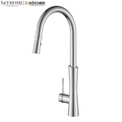 Vòi rửa chén bát KOCHER LUX S01 dây rút - Chính hãng