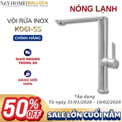 Vòi rửa chén inox MALLOCA K061-SS - Hàng chính hãng