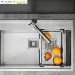 Vòi rửa chén inox MALLOCA K110-SS dây rút tại Thành phố Hồ Chí Minh