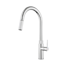 Vòi rửa chén MALLOCA K1090SS đồng thau mạ PVD INOX dây rút tại thành phố Hồ Chí Minh