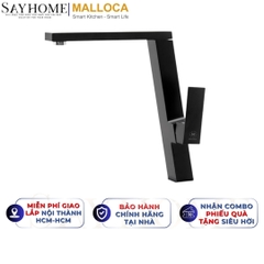 Vòi rửa chén MALLOCA K131BL đồng thau sơn giả đá màu đen - Hàng chính hãng