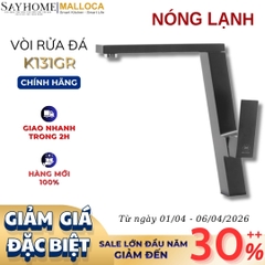 Vòi rửa chén MALLOCA K131GR đồng thau sơn giả đá màu xám - Hàng chính hãng