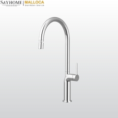 Vòi rửa chén MALLOCA K2202-CR mạ Chrome 2 nguồn nóng, lạnh - Hàng chính hãng